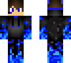 blue fire demon
