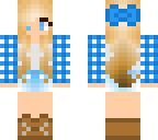 blue girl