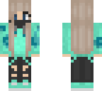 cute blue hoodie girl