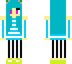 Cute Lined girl | Minecraft Skin