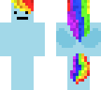 rainbow meh steve 4 px plus wings