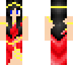 red dress princess