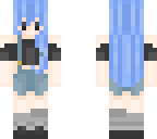 blue hair gurl