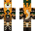 huntress tiger in green