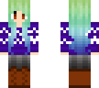 ombr hair girl winter