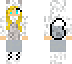 blond winter fox girl