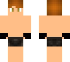 red head in dark underwear