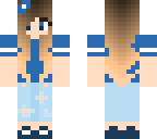 cute blue girl