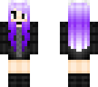 purple hair girl