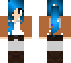 blue haired attack on titan