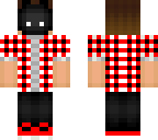 checker boy with bunny mask
