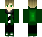 green jacket