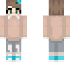 pixie girl green and blue