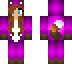 purple fox girl