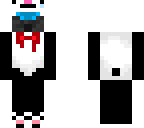 robot panda hoodie with faces on chin and head
