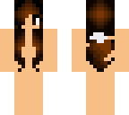 brown hair werewolf girl base