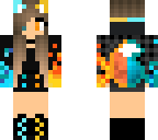 fire and ice wolf girl