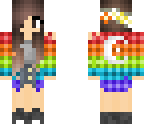 rainbow girl