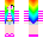 rainbow hair