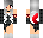 white hair red eyes wolf girl