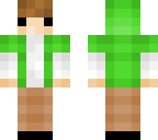 cool pixelated green