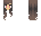 frame girl with brown hair and red eyes