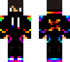 rainbow neon hoodie