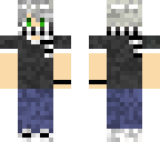 white hair cool boy