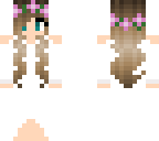 cute girl with flower crown