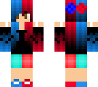 fire and ice girl twin skin