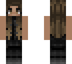 ombre brown hair black suit
