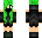 green quiet girl