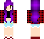 purple cat girl