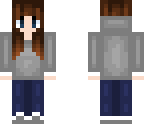 girl with gray hoodie