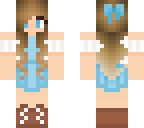 blue cute girl