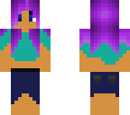 purple hair girl