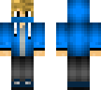 blue hoodie