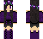 cute emo purple girl