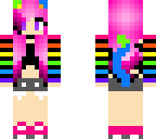 cute neon girl