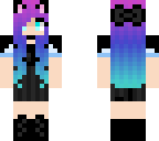 girl with two layer skin