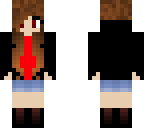 teen girl red