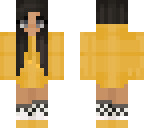 yellow hoodie girl