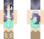 casual girl wolf