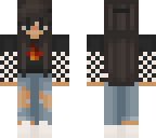 cute checkered girl