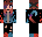 cute rednblue gurl