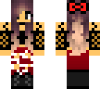 girl black and red