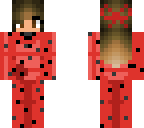ladybug with brown hair