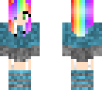 rainbow teal
