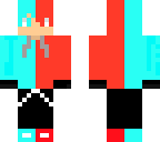 red and blue