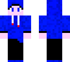 the blue player
